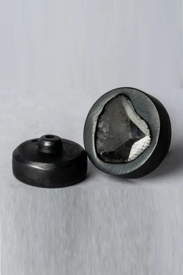 Parts of Four stud earrings 0.8 carat 1835-25-KA+DIA PPOF44